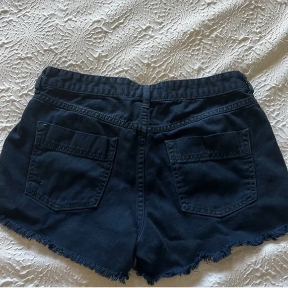 Free People Navy Blue Shorts - Picture 2 of 9